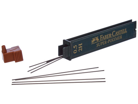 FABER-CASTELL Mines pour porte-mines Super-Polymer 9065 S-2H