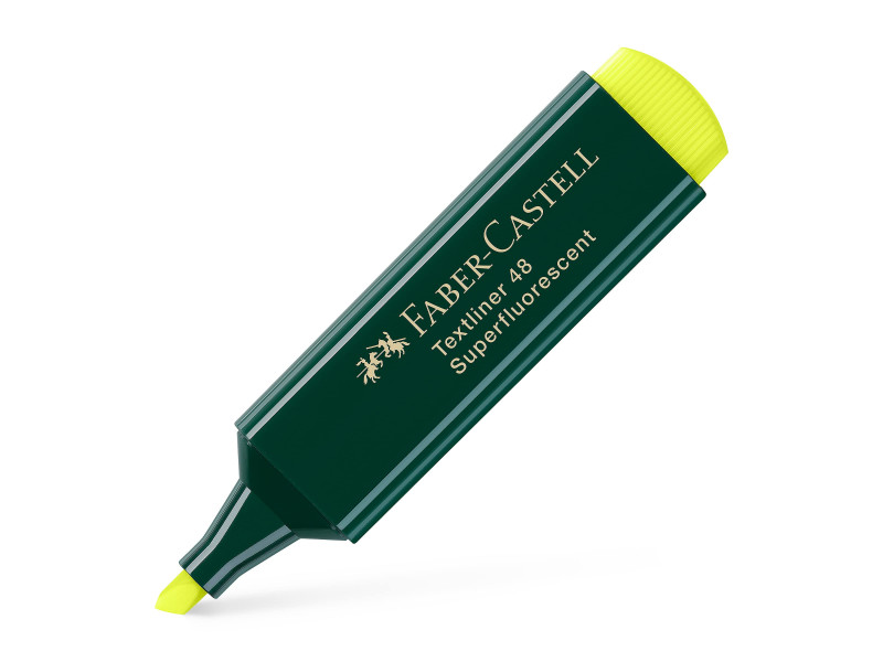 FABER-CASTELL Surligneur TEXTLINER 48 REFILL, jaune