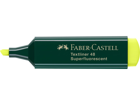 FABER-CASTELL Surligneur TEXTLINER 48 REFILL, jaune