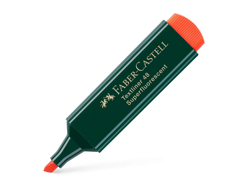 FABER-CASTELL Surligneur TEXTLINER 48 REFILL, orange