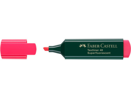 FABER-CASTELL Surligneur TEXTLINER 48 REFILL, rouge