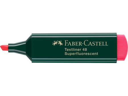 FABER-CASTELL Surligneur TEXTLINER 48 REFILL, rouge