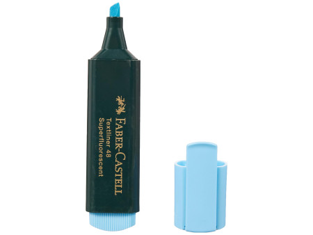 FABER-CASTELL Surligneur TEXTLINER 48 REFILL, bleu