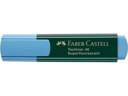 FABER-CASTELL Surligneur TEXTLINER 48 REFILL, bleu