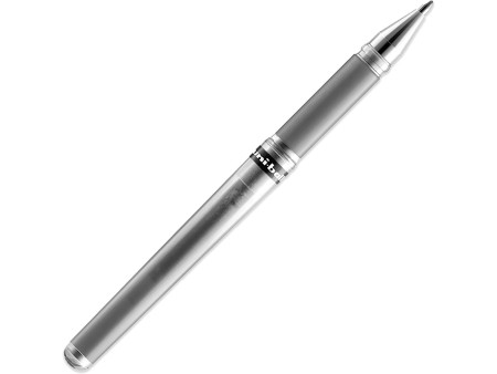 uni-ball Stylo roller à encre gel SIGNO broad UM153, argent