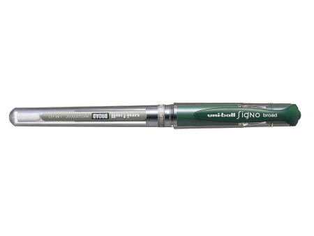 uni-ball Stylo roller encre gel SIGNO broad UM153C, vert