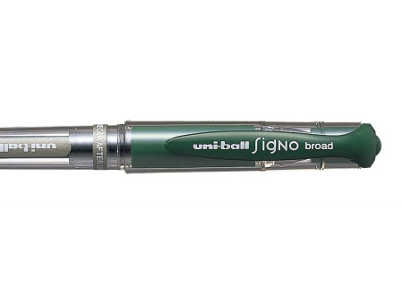 uni-ball Stylo roller encre gel SIGNO broad UM153C, vert