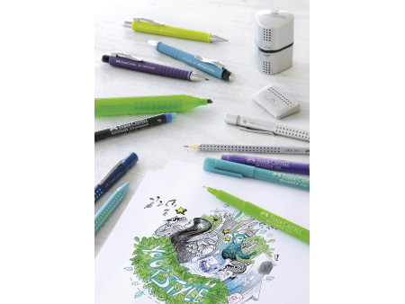 FABER-CASTELL Marqueur permanent MULTIMARK F, étui de 4
