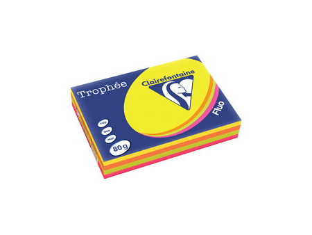Clairefontaine Papier universel Trophée, A4, assorti intense