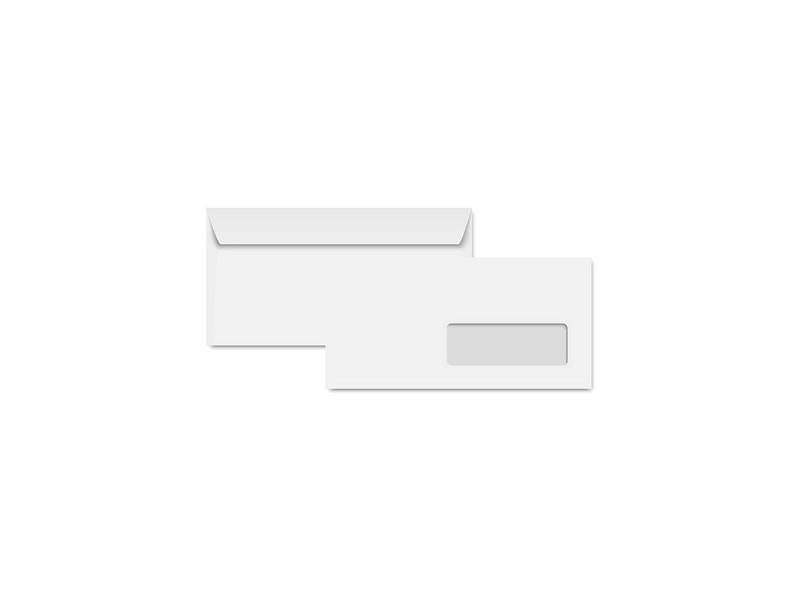 Clairefontaine Enveloppes format long, 110 x 220 mm, blanc