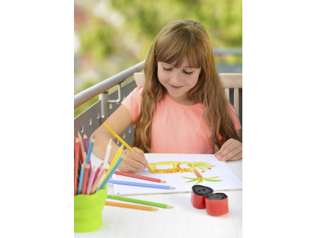 FABER-CASTELL Triple taille crayons en boîte COLOR GRIP 2001