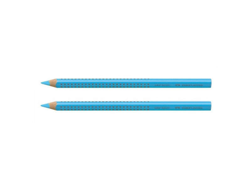 FABER-CASTELL Surligneur à sec GRIP TEXTLINER DRY, bleu