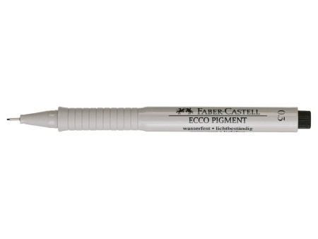 FABER-CASTELL Stylo feutre ECCO PIGMENT 0,3 mm, noir