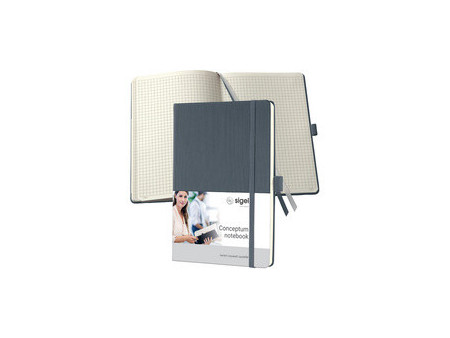sigel Carnet de notes 'Conceptum', A5 portrait, quadrillé