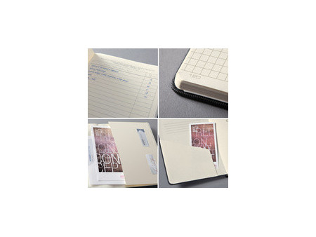 sigel Carnet de notes Conceptum, A5, pointillé, noir