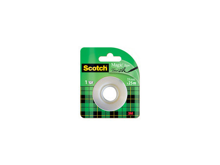 3M Scotch Ruban adhésif Magic 810, 25 mm x 66 m, invisible