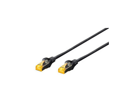 DIGITUS Câble de brassage Cat.6A, S/FTP, 3,0 m, gris