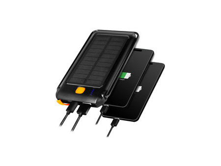 LogiLink Powerbank solaire, 10.000 mAh, noir