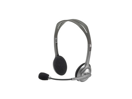 Logitech Casque stéréo H110, 2 fiches jack de 3,5 mm,