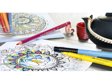 FABER-CASTELL Crayons de couleur POLYCHROMOS, étui en métal