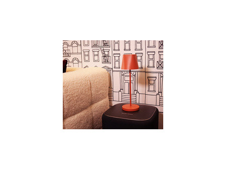 UNiLUX Lampe de table LED rechargeable AVA, sur pied, orange