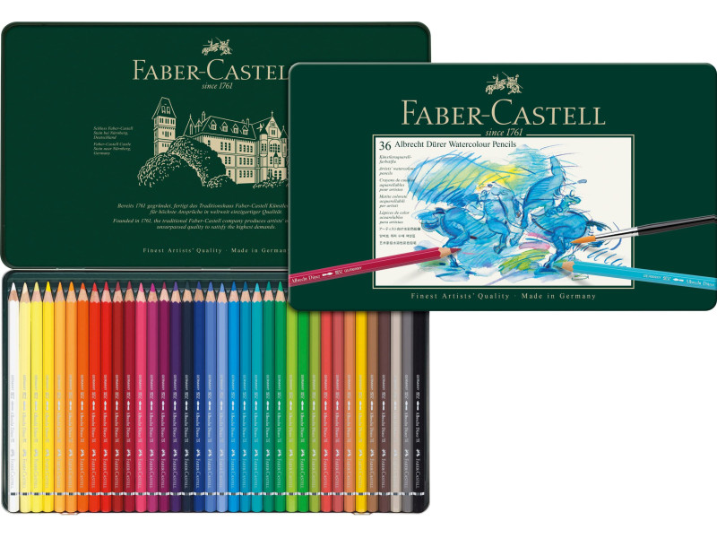 FABER-CASTELL Crayons de couleur aquarellable ALBRECHT DÜRER