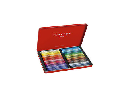 CARAN D'ACHE Pastel à la cire NEOCOLOR I, étui métal de 40