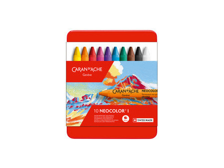 CARAN D'ACHE Pastel à la cire NEOCOLOR I, étui métal de 40