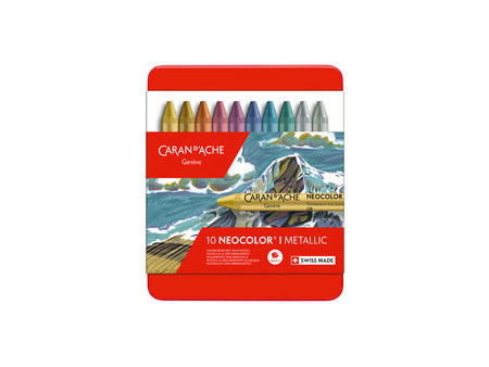 CARAN D'ACHE Pastel à la cire NEOCOLOR I, étui métal de 40
