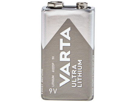 VARTA Pile au lithium Ultra Lithium, E-bloc (9V)
