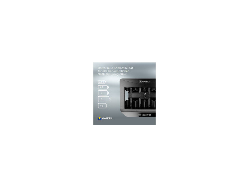 VARTA Chargeur LCD universel Charger+, non équipé
