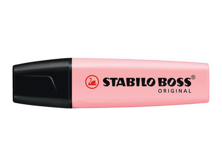 STABILO Surligneur BOSS ORIGINAL Pastel, soupçon de rose