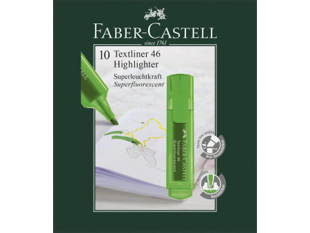 FABER-CASTELL Surligneur TEXTLINER 1546, vert