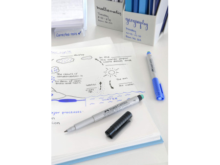 FABER-CASTELL Marqueur NonPermanent MULTIMARK S, noir