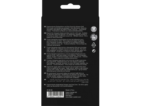 FABER-CASTELL Feutre pointe fine GRIP FINEPEN, étui de 10