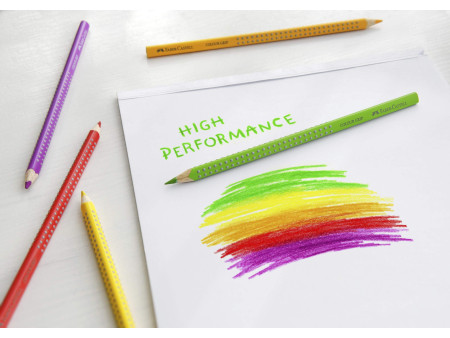 FABER-CASTELL Crayon de couleur Colour GRIP, étui de 12
