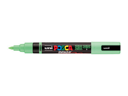 POSCA Marqueur à pigment PC-5BR BRUSH, blanc