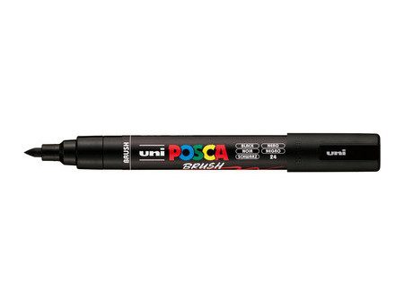 POSCA Marqueur à pigment PC-5BR BRUSH, gris