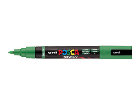 POSCA Marqueur à pigment PC-5BR BRUSH, vert foncé
