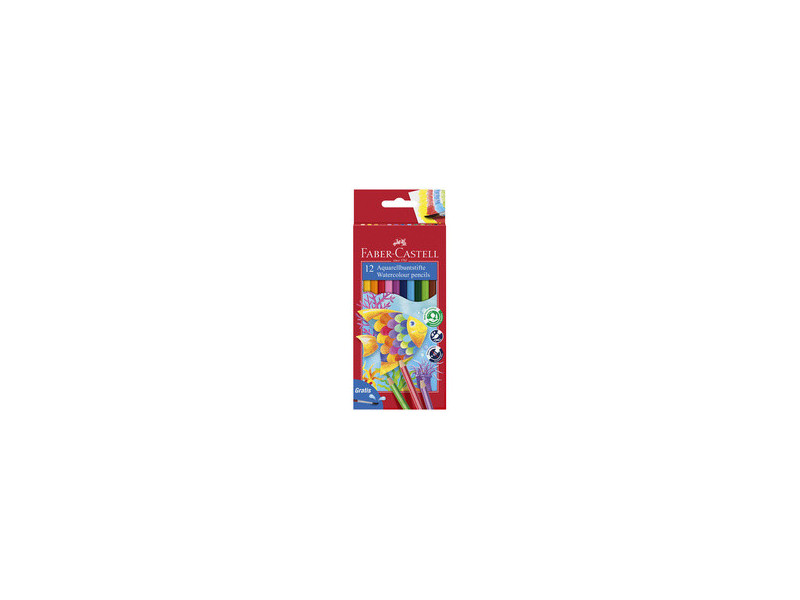 FABER-CASTELL Crayons couleur KINDER-AQUARELLE, étui carton