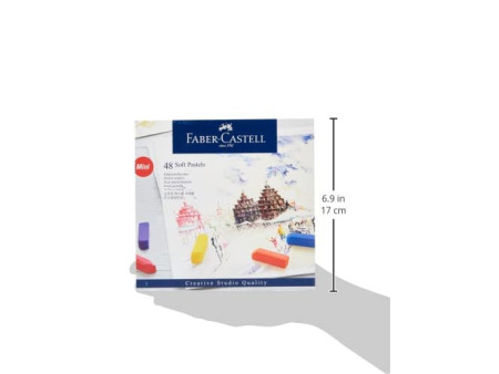 FABER-CASTELL Pastel tendre CREATIVE STUDIO, étui de 48