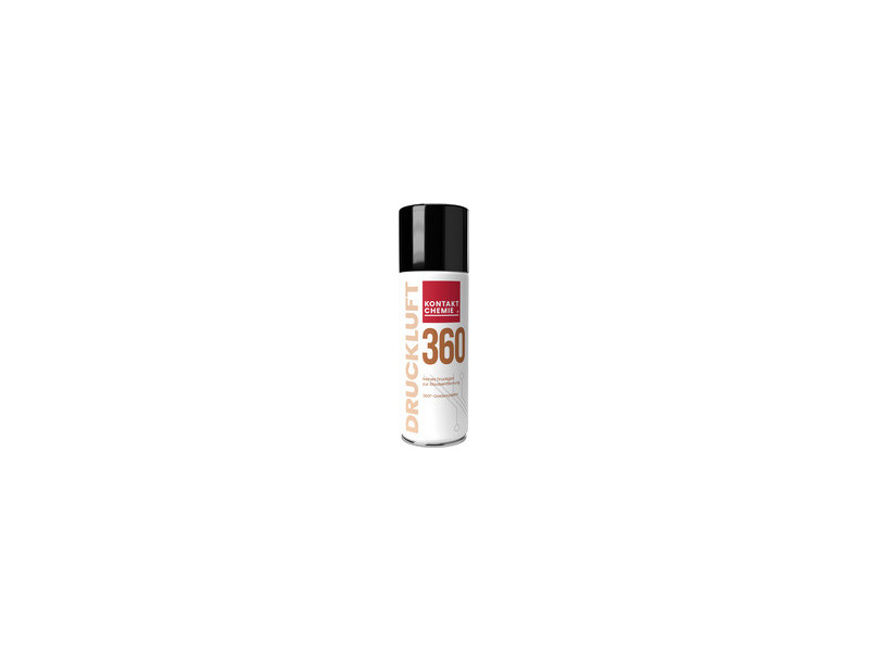 KONTAKT CHEMIE DRUCKLUFT 360 Gaz dépoussiérant, 200 ml