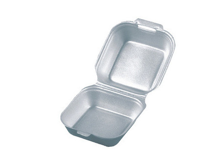 STARPAK Boîte à hamburger carrée, XPS, 120 x 120 x 75 mm