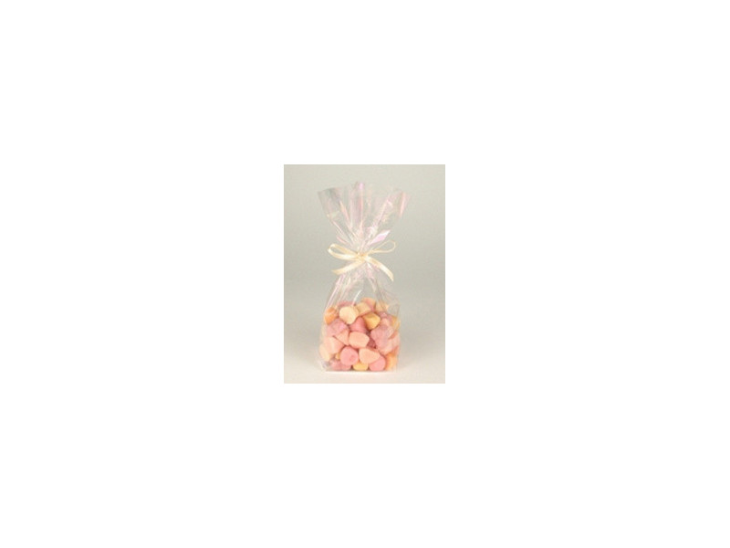 STARPAK Sachet à fond plat, (L)95 x (H)160 mm, transparent