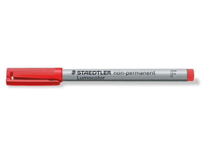 STAEDTLER Marqueur non permanent 316F Lumocolor, rouge