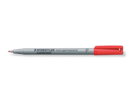STAEDTLER Marqueur non permanent 316F Lumocolor, rouge