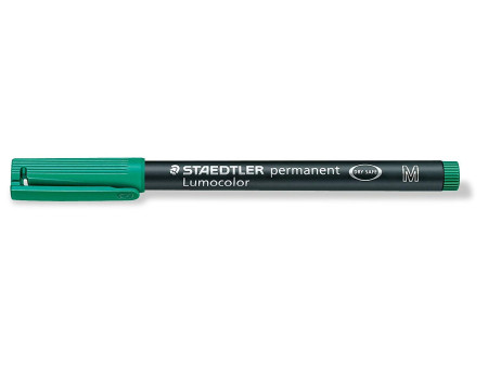 STAEDTLER Marqueur permanent 317M Lumocolor, vert