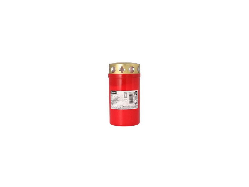 STARPAK Photophore tombal T3, diamètre: 64 mm, rouge