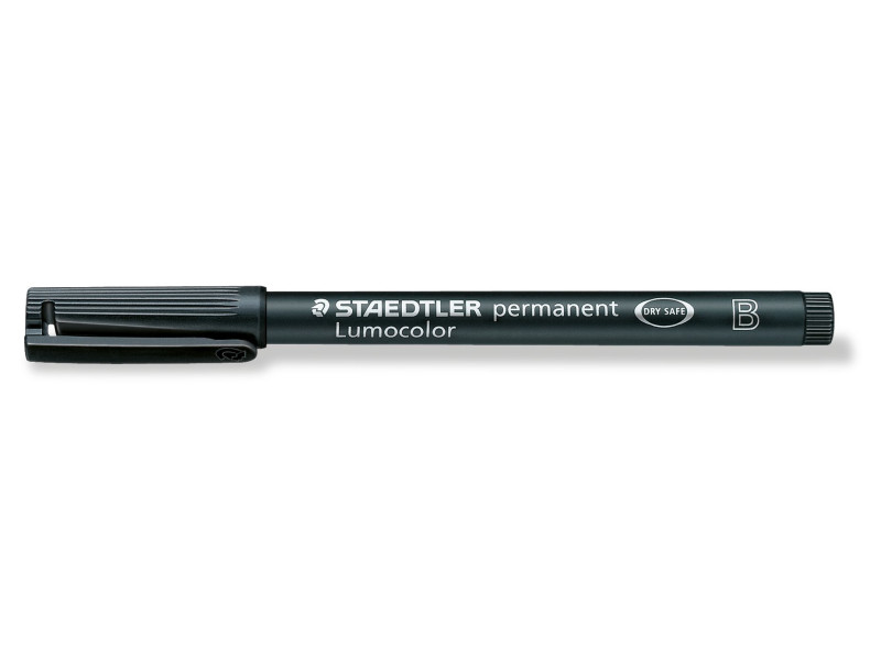 STAEDTLER Marqueur permanent 314B Lumocolor, noir