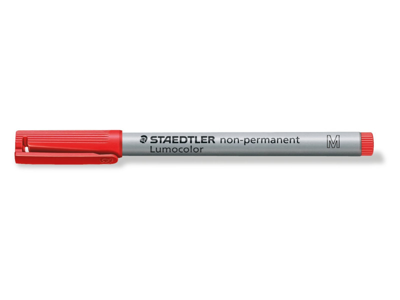 STAEDTLER Marqueur non permanent 315M Lumocolor, rouge